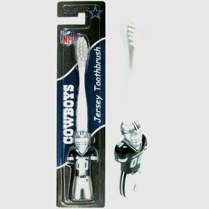 3 PK of DALLAS COWBOYS TOOTHBRUSH YOUTH SIZE PLAYER STYLE